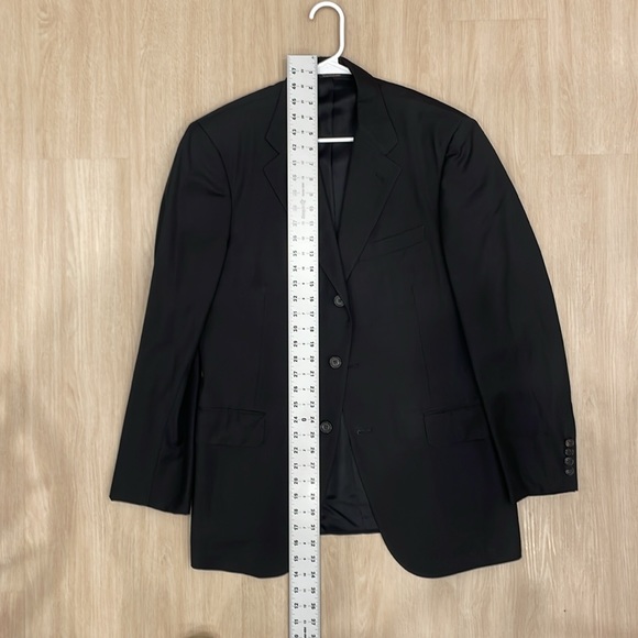 Black Brooks Brothers Golden Fleece 3-Button Suit Jacket - Picture 6 of 8